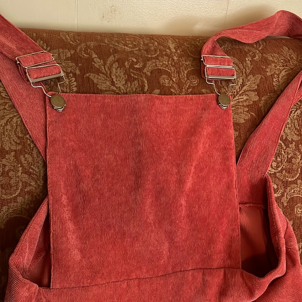 Short reddish  corduroy dress very loved in great condition just got too small